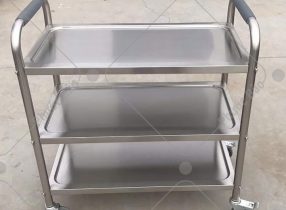 Xe đẩy inox 3 tầng Phước Bảo